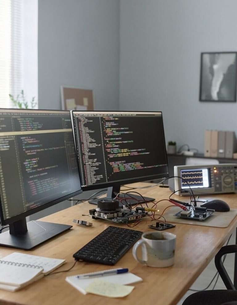 Real-time firmware and low-level driver development close to the hardware